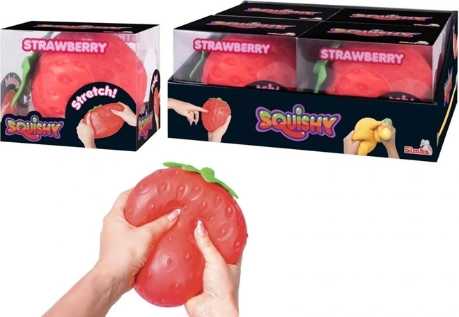 Jouet à presser Simba en forme de fraise, 15 cm