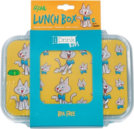 Lunchbox pour enfants Chaton avec couverts