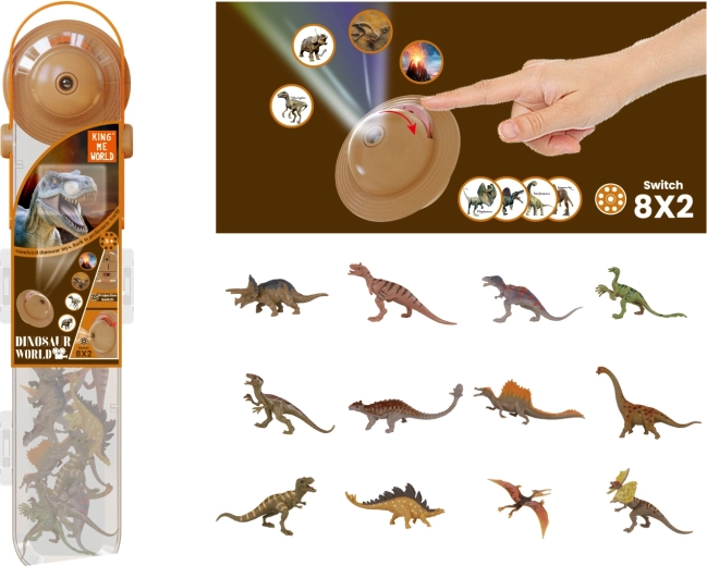 PLEJO dinosaures avec projecteur