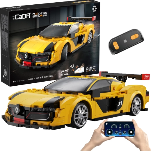 Kit de construction CaDA RC voiture de course RENAULT SPORT RS.01 1:20, 294 pièces, Dual Mode