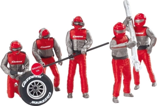 Figurines de mécaniciens Carrera – set de 5 pcs