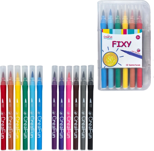 Feutres CreaFun 12 couleurs