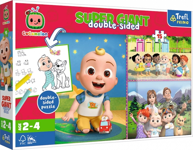Puzzle Obr Tiny 15 pièces - Cocomelon Joyeuse journée avec les amis