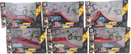 Rampe de saut en plastique avec roue métallique vissable