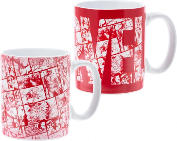 Mug thermoréactif avec logo MARVEL