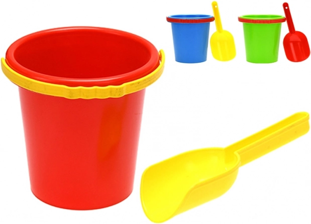 Set de sable avec seau 14 cm et petite pelle