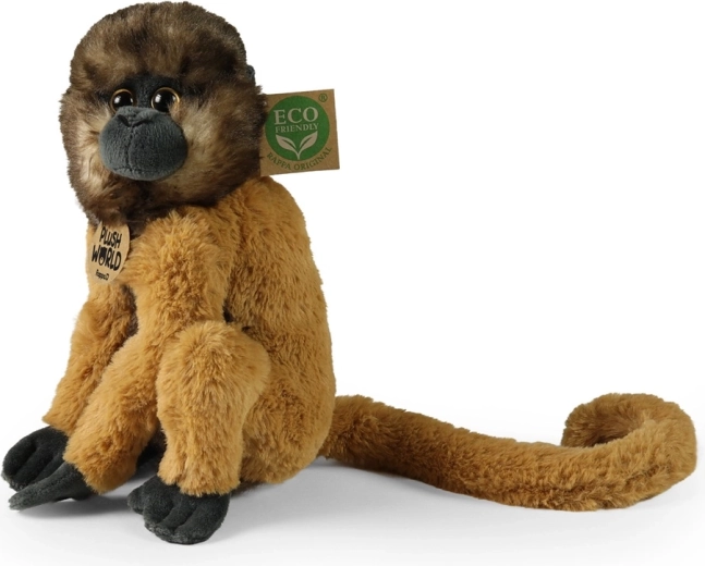 Singe en peluche Rappa de la collection Plush World, 22 cm