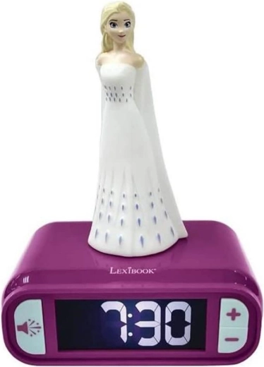 Réveil pour enfant avec veilleuse La Reine des neiges Elsa