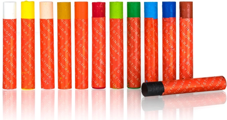Pastels à l’huile – 12 pièces