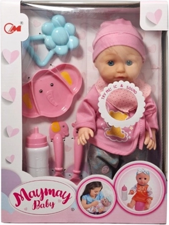 Poupée bébé qui fait pipi avec accessoires