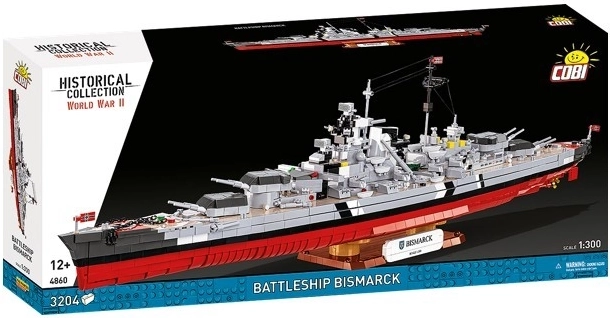 Kit de construction du cuirassé BISMARCK 1:300 – 3204 pièces