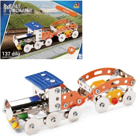 Jeu de construction Petit Mécanicien train