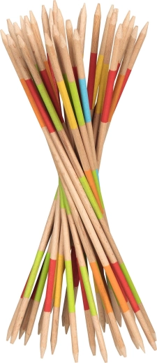 Mikado – jeu d’adresse en bois 18 cm - 1 pièce