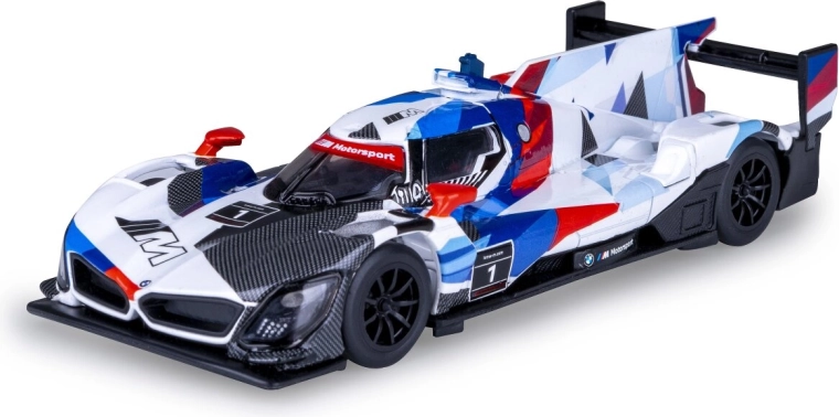 Modèle métallique de voiture de course BMW M Hybrid V8 1:45 blanc