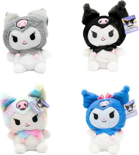 Peluche HELLO KITTY Kuromi 30 cm – compagnon moelleux