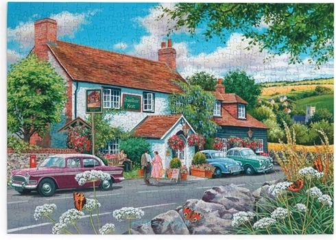 House of Puzzles Repos au bord de la route – puzzle de 500 grandes pièces