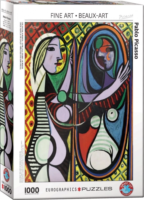 EUROGRAPHICS puzzle Fille devant le miroir – 1000 pièces