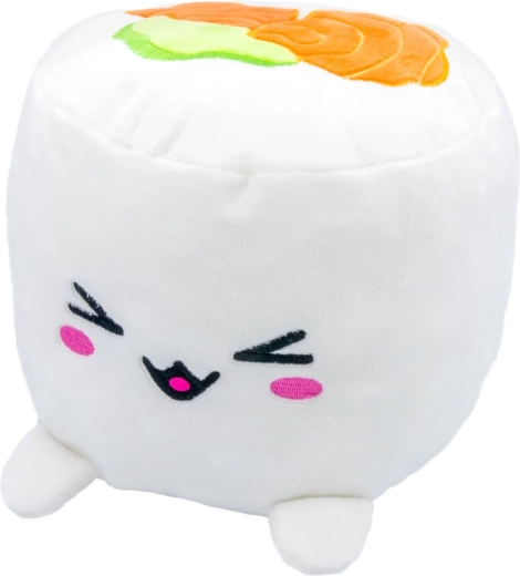 Plushi uramaki sushi en peluche au saumon 20 cm - 1 pièce