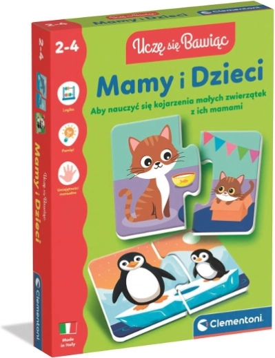 Jeu d’images éducatif – Mamans et petits
