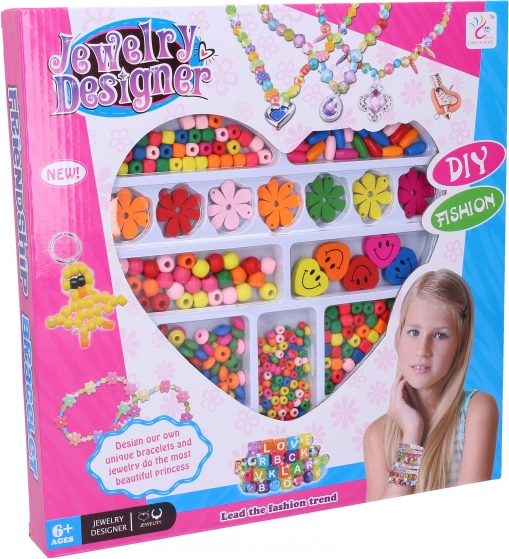 Perles colorées - ensemble pour bijoux