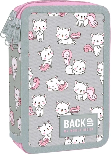 Trousse à trois compartiments avec équipement BackUP chats kitty