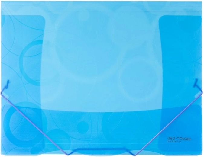 Chemise à élastique A4 bleue