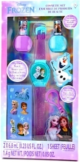 coffret cosmétique avec rouge à lèvres et vernis à ongles FROZEN