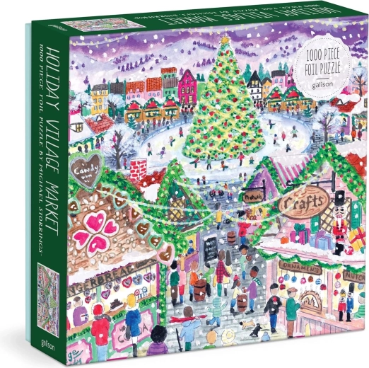Puzzle métallique Galison Marchés de l’Avent, 1 000 pièces