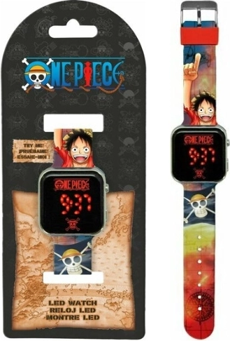 Montre LED numérique One Piece pour enfants