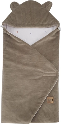Fusak emmaillotable EKO pour siège auto Velvet Fox 110 × 100 cm