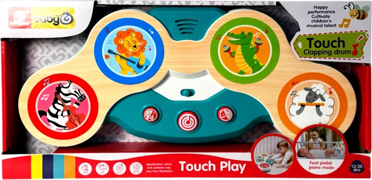 Jouet de percussion tactile pour enfants avec lumière et son