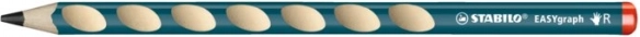 Crayon ergonomique STABILO Easygraph pour droitiers bleu foncé