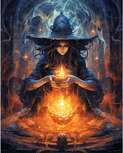 Peinture diamant Rituel 30 × 40 cm