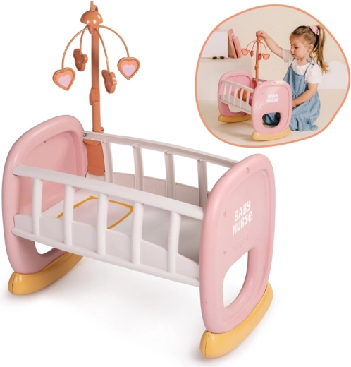 Berceau Smoby Baby Nurse avec mobile