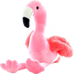 Flamant rose en peluche 23 cm