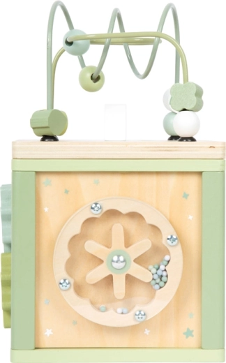 Small foot – cube d’activités motrices en vert pastel