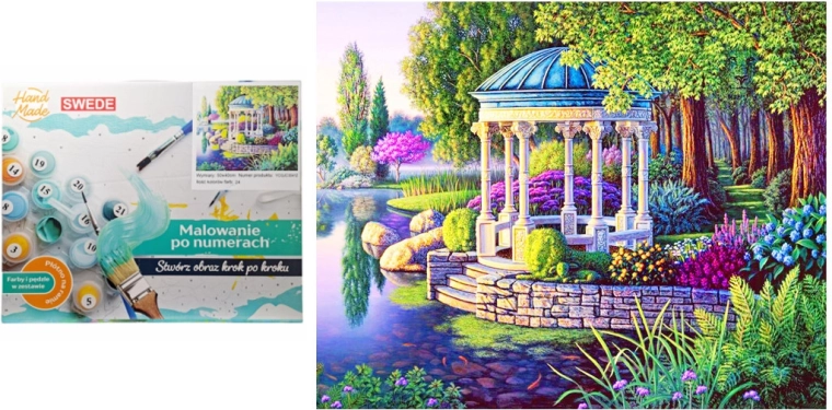 Peinture par numéros – Au bord du lac