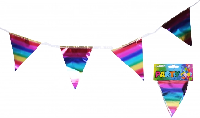 Guirlande en papier Arc-en-ciel 1 m