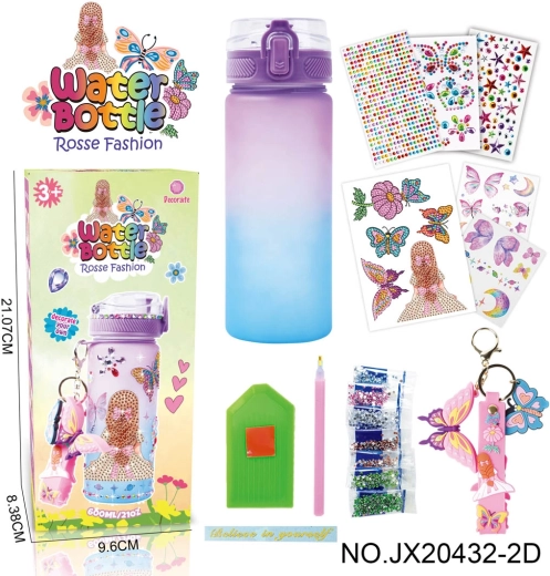 Gourde pour enfant à décorer soi-même avec ornements