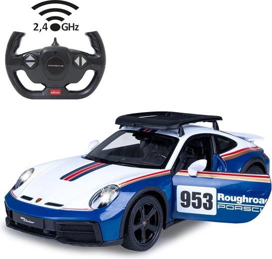Voiture R/C JAMARA Porsche 911 Dakar Performance 1:14 bleue