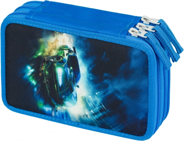 Baagl trousse scolaire Voiture de course trois étages