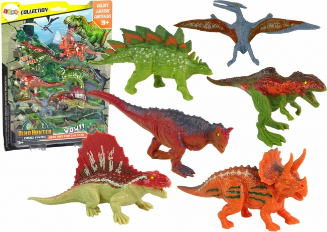 Set de figurines Dinosaures 6 pcs Colorés