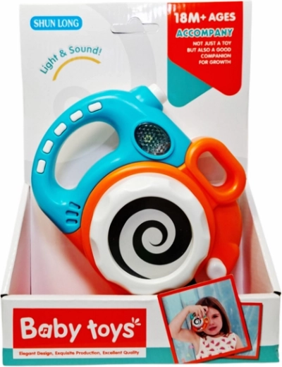 Appareil photo interactif pour enfants avec lumière et son