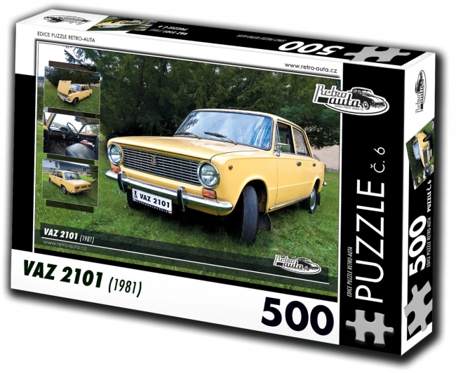 RETRO-AUTA Puzzle VAZ 2101 1981 500 pièces