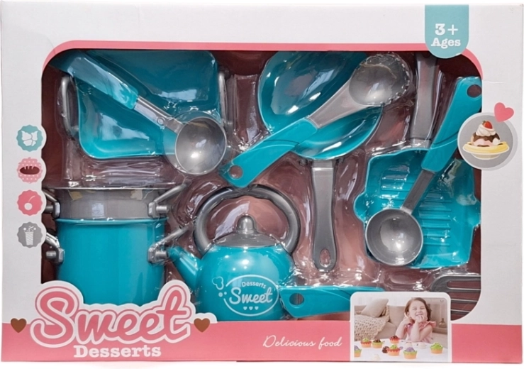 Set de cuisine pour enfants en vaisselle plastique