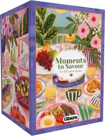GIBSONS puzzle Moments à savourer 3×500 pièces