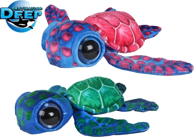 Tortue en peluche Destination Deep 18 cm
