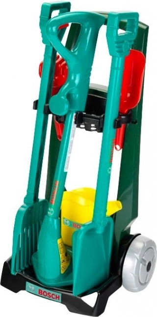 Chariot de jardin Bosch avec accessoires
