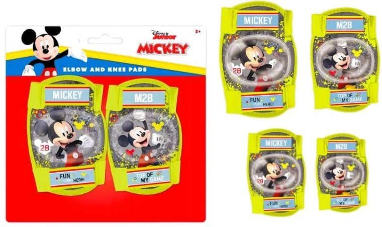 Seven lot de protections pour genoux et coudes Mickey (4 pcs)