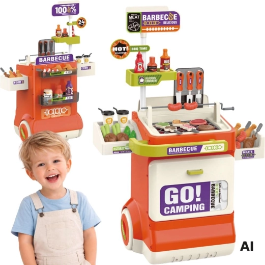 Chariot de barbecue interactif Woopie BBQ - 1 pièce